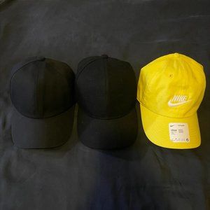Nike MUJi Lot 3 Hats Caps